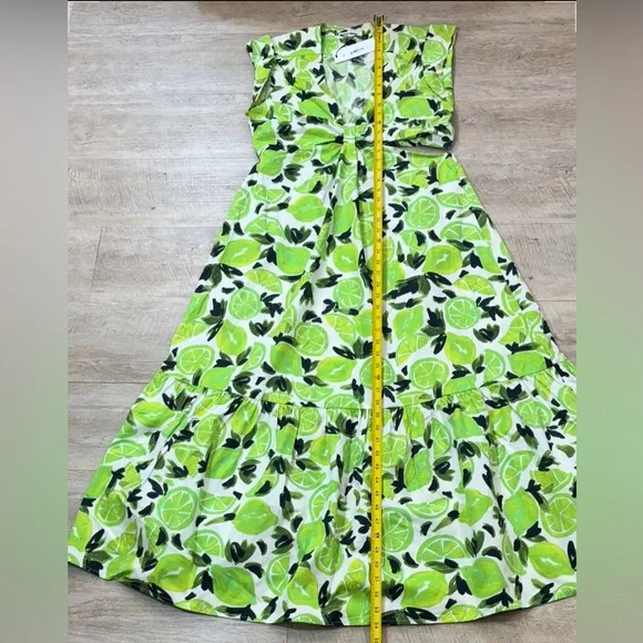 NWT Steve Madden Amanda Cotton Midi Dress Size Large - Picture 8 of 9